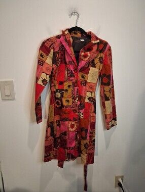Russell Kemp Vintage Size 2p Maximalism Colorful Animal/floral Print Jacket